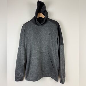 Adidas Grey/Black Hoodie Size Large